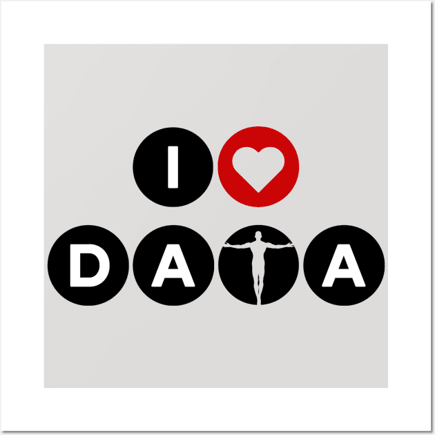 I Love data Wall Art by RioDesign2020